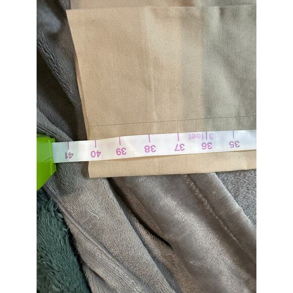 Bonobos Size 33 Linen Cotton Men‎ Pants Tan Khaki 31” Inseam Belt Formal Preppy - Picture 10 of 12